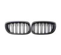 Front Lower Centre Bumper Grille For BMW 3-Series E46 2-Door 2003 2004 2005 2006 1Pair Double Line Car Front Bumper Kidney Grille Exterior Parts