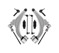 Front Lower Control Arm Ball Joint Tie Rod Boot 10Pcs Kits Compatible for Chevrolet Buick Cruze Verano 2011-2017