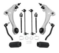 Front Lower Control Arm Ball Joints Tie Rod Kit 10x Compatible With Maxima 2009-2014