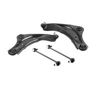 Front Lower Control Arm Suspension or Wishbone Arms and Anti Roll Stabiliser Drop Links Compatible Fit for Nissan Juke 2010-2019 (F15) Left and Right