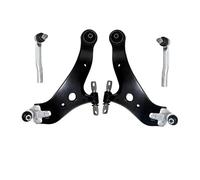 Front Lower Control Arm Suspension Tie Rod 4Pcs Kit Compatible For Toyota Highlander Venza Compatible For Lexus RX350 RX450h 2008 2009 2010-2019