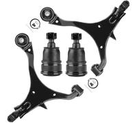 Front Lower Control Arm with Ball Joint Assembly for Honda CR-V 2002 2003 2004 2005 2006 Passenger & Driver Left Right Side Suspension Kit 4 PCS K640400 K640399