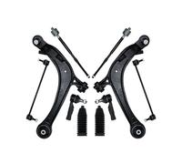 Front Lower Control Arms Ball Joints Sway Bar Links Tie Rod Boots 10pcs Sets Compatible For Honda Odyssey 2011-2017