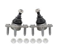 Front Lower Right and Left Ball Joints with Nuts for Au-di V-W Sko-da Sea-t | for A3 Q2 Q3 Alhambra Ateca Leon ST Karoq Kodiaq mk1 Octavia Superb mk3 Arteon CC Passat Alltrack B7 B6 Golf Sportsvan