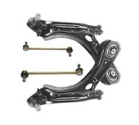 Front Lower Wishbone Kit, Control Arm & Ball Joint Assembly, Compatible with Audi A1 2011-2018, Vehicle Specific Fit, Pair with Drop Links