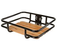 FRONT LUGGAGE RACK TO THE STEERING WITH WOODEN BASE