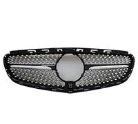 Front Mask Grille Bumper Grill Facelift Body Kit Tuning Accessories For Mercedes For Benz E Class W212 2009-2015 E260 E300 E350 E200 Air Vent Grille Cover(13-15 Diamond Black)