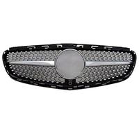 Front Mask Grille Bumper Grill Facelift Body Kit Tuning Accessories For Mercedes For Benz E Class W212 2009-2015 E260 E300 E350 E200 Air Vent Grille Cover(13-15 Diamond Silver)