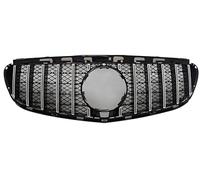 Front Mask Grille Bumper Grill Facelift Body Kit Tuning Accessories For Mercedes For Benz E Class W212 2009-2015 E260 E300 E350 E200 Air Vent Grille Cover(13-15 GT Silvery)