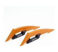 Front Motorcycle Fairing Winglets Universal Side Spoilers Dynamic Wing Sticker Motorcycle Winglet Aerodynamic Side Cowling Side Fairing(Orange)