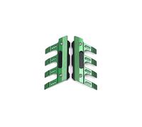 front motorcycle for fender For Yamaha MT-125 MT125 Motorcycle Aluminum Mudguard Side Protection Block Front Anti-fall Slider(Green)