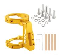 Front Mount Carrier Block for Brompton Folding Bikes with 8 Screws, Lightweight Aluminum Alloy Construction (Golden)