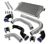 Front Mount Intercoolers For Audi For A4 1.8T Turbo B6 For Quattro 2002-2006 Charge Air Cooler Intercooler Piping Kit Car Engine Intercooler