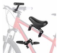 Front Mounted Little Cyclists Bike Seat, Includes Handlebar & Footrests, Safe and Secure Mountain Bike Seat Attachment, Soft Saddle, Easy Installation, Ideal for Little Cyclists Ages 2-5 Years