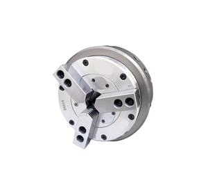 Front-Mounted Three-Claw Pneumatic Chuck can Support CNC Lathe Drilling and milling 250 Machining Center BK130 160 200(BK130TQ Double Valve Inner Hole 25)