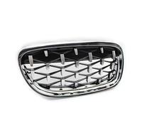 Front Net Diamond Grills Car Kidney Grille Front Bumper Racing Grill Auto Styling For BMW E90 E91 318i 320i 325i 328i 2009-2012 Radiator Grille(Silver)