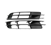 Front Net For Q7 2007 2008 2009 Black Car Front Left Right Side Lower Bumper Grille Fog Light Grill Cover 4L0807681 4L0807682 Radiator Grille(1pair)