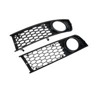 Front Net Low Bumper Fog Light Lamp Grille Grill Cover For A4 B6 2002 2003 2004 2005 Honeycomb Fog Light Open Vent Grill Grille Front Grille