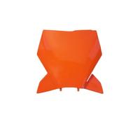 Front Number Plate Plastic Cover Registration Holder Compatible With SX SXF XC XCF 125 250 300 350 450(Orange)