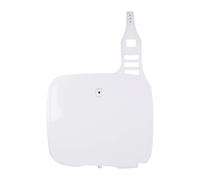 Front Number Plate UFO PLAST start number plate cover white OEM