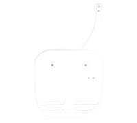 Front Number Plate UFO PLAST start number plate cover white OEM for KTM