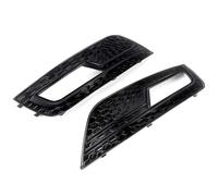 Front Of The Vehicle Compatible With For A4 B8.5 2013 2014 2015 2016 Honeycomb Mesh Car Front Bumper Fog Light Grille Cover OEM:8KD807681B