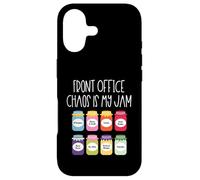 Front Office Chaos Is My Jam School Secretary & Office Staff Case for iPhone 17