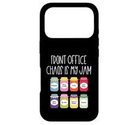 Front Office Chaos Is My Jam School Secretary & Office Staff Case for iPhone 17 Pro