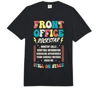 Front Office Squad Funny Front Desk Receptionist Comfort Colors Adult Heavyweight T-Shirt