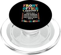 Front Office Squad Funny Front Desk Receptionist PopSockets PopGrip for MagSafe
