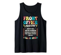 Front Office Squad Funny Front Desk Receptionist Tank Top