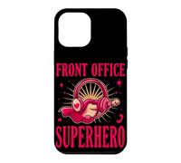 Front Office Superhero Receptionist Front Desk Admin Case for iPhone 12 Pro Max