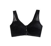 Front Opening Mom Underwear Vest Pure Women's Middle-Aged and Elderly Bra Large Cup Size Lace Non Sponge Bra