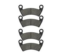 front pads For Polaris For Ranger For Crew 700 800 2008-2015 RZR XP4 900 For Diesel 2012-2014 XP 1000 EFI 2014-2019 Cyleto Motorcycle Front Rear Brake Pads(2 Pairs)