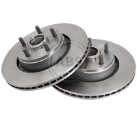 Front Pair 2x Brake Disc A.B.S. 15926 for Volvo 700 (85-92)