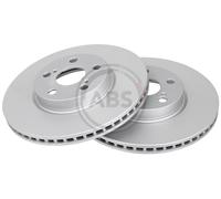 Front Pair 2x Brake Disc A.B.S. 18060 for Subaru/Toyota Trezia/Matrix/Ractis/Ver
