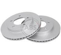 Front Pair (2x) of Brake Disc A.B.S. 17043