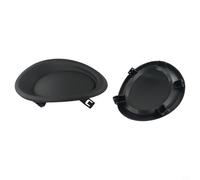 Front Pair Fog Light Covers For Nissan Rogue Sport 2017-2019 - Direct Fit Side Fog Light Housing Replacement, Black Plastic Fog Lamp Cover, OEM 62257-6MA5A