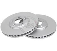 Front Pair of 2x Brake Discs for Jaguar S-Type A.B.S. 17049