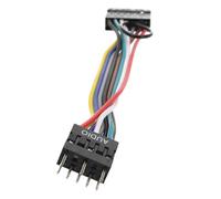 Front Panel 13Pin to 9Pin Sound Interface Adapter Cable Standard Motherboard Sound Adapter for Connecting in Case