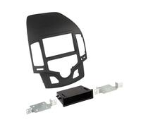 Front Panel Adapter Soft Touch 2-DIN with Pocket Hyundai i30 Black