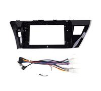 Front Panel Frame Car GPS Stereo Fit For Toyota Corolla 2013-2016 LHD Radio Fascias Panel Frame Fit 2Din 10 Inch In Dash Car In-Dash Frames(Frame and cables)