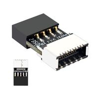 Front Panel Header | Motherboard USB Header Adapter | Male to Female Portable USB Connector Plug | Compact Design, Easy Installation for Pc Motherboards and Internal Expansion