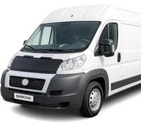 Front Plain Black Half Bonnet Hood Bra Cover Protector Guard For Fiat Ducato Peugeot Boxer Citroen Relay 2007-2014