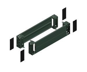 Front Plinth Kit For Spacial SF Cabinet 1600x200mm Gray - NSYSPF16200