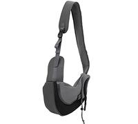 Front Pocket Cat Carrier Bag, Breathable Pet Sling Carrier Travel Carrier Bag Pet Carriers for Small Dogs Oxford for Hike and an Adventurous Weekend Outdoor(L)