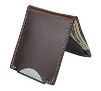 Front Pocket Slim Bifold Wallet for Men | Made in USA | Premium Full Grain Leather Men’s Wallet with Minimalist Design, Whiskey Barrel Brown, Minimalist