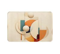 Front Porch Rug Mid Century Moderns Unique Kitchen Bathroom Absorbent Rug Stylish Entrance Front Door Welcome Mat 40X60Cm