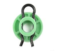 Front Power Regulator Roller for Saab 900 9-3 9-5 850 S70 V70 1993-2010, 4 pcs, Plastic Guide Clip with Green Securing Rollers, Compatible with Front