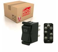 Electric Window Switch fits MERCEDES 190 W201 2.0 Front 82 to 93 M102.961 Febi